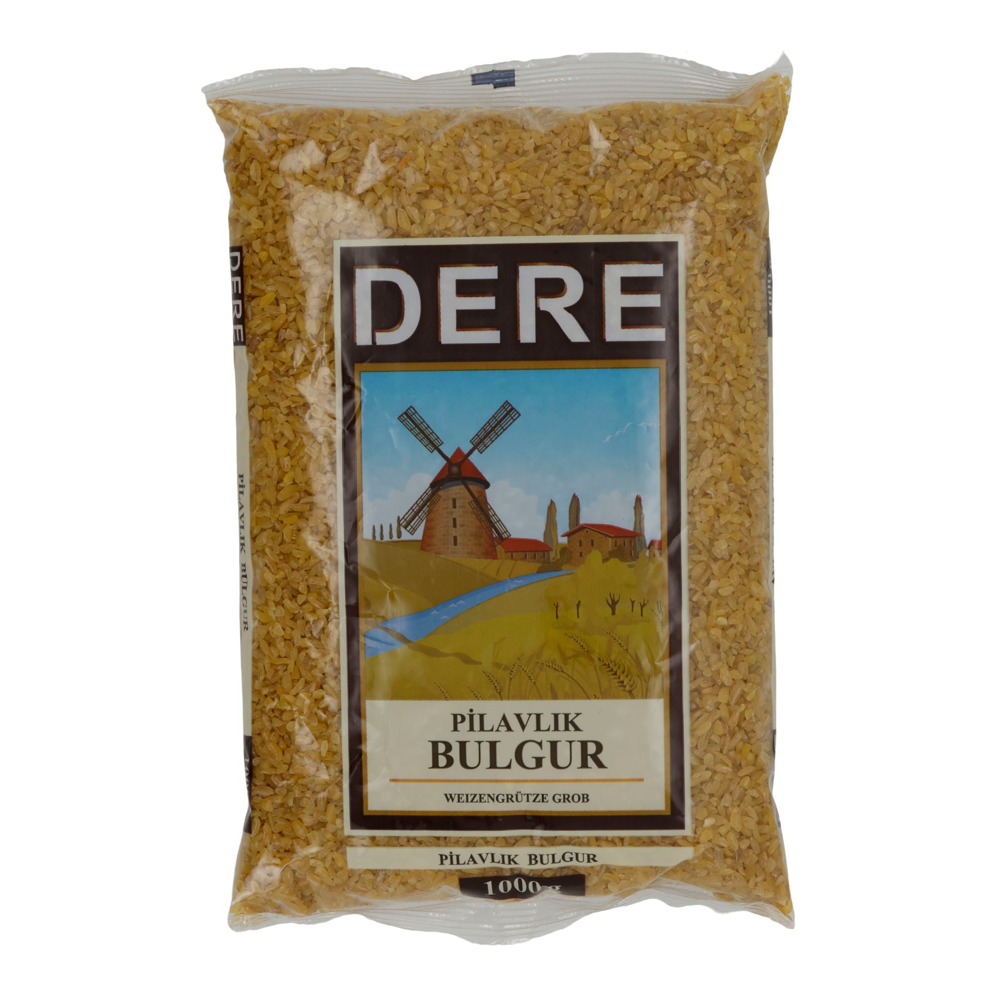 Grobe Weizengrütze Dere Pilavlik Bulgur | Für klassischen Bulgur-Pilaw & Beilagen | 1000 g DERE